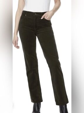Buffalo David Bitton Stretch Straight Leg Corduroy Pants Rosemary Women 8/29 NWT